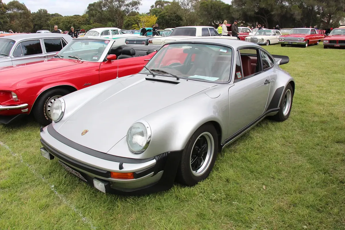 A 1975 Porsche 930 Turbo coupe