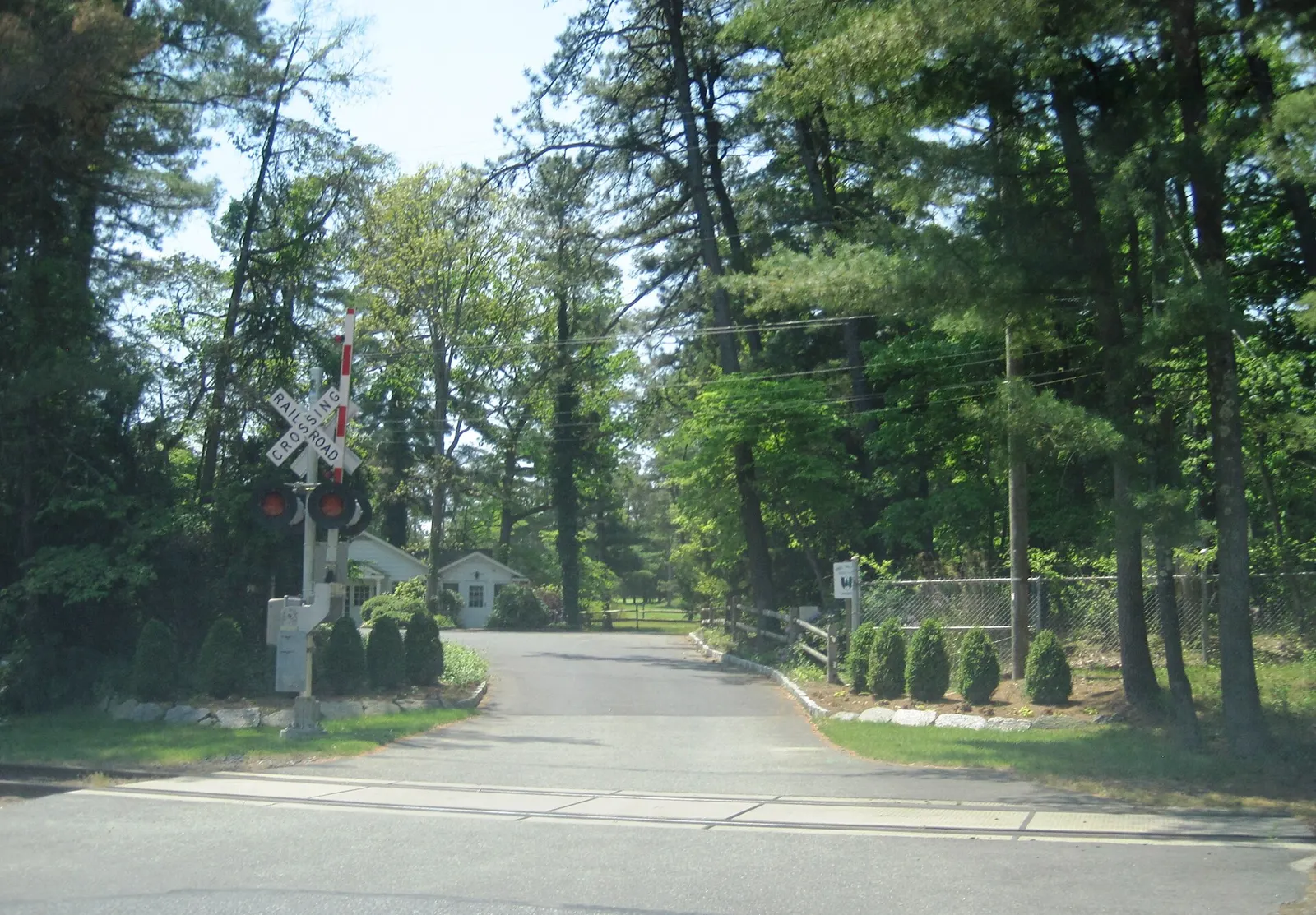 The entrance to Pine Valley Golf Club in New Jersey