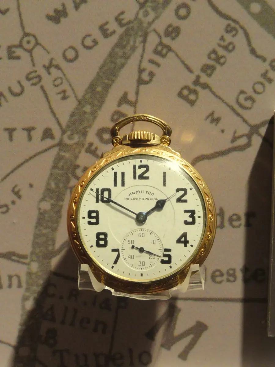 A Hamilton Railway Special railroad watch