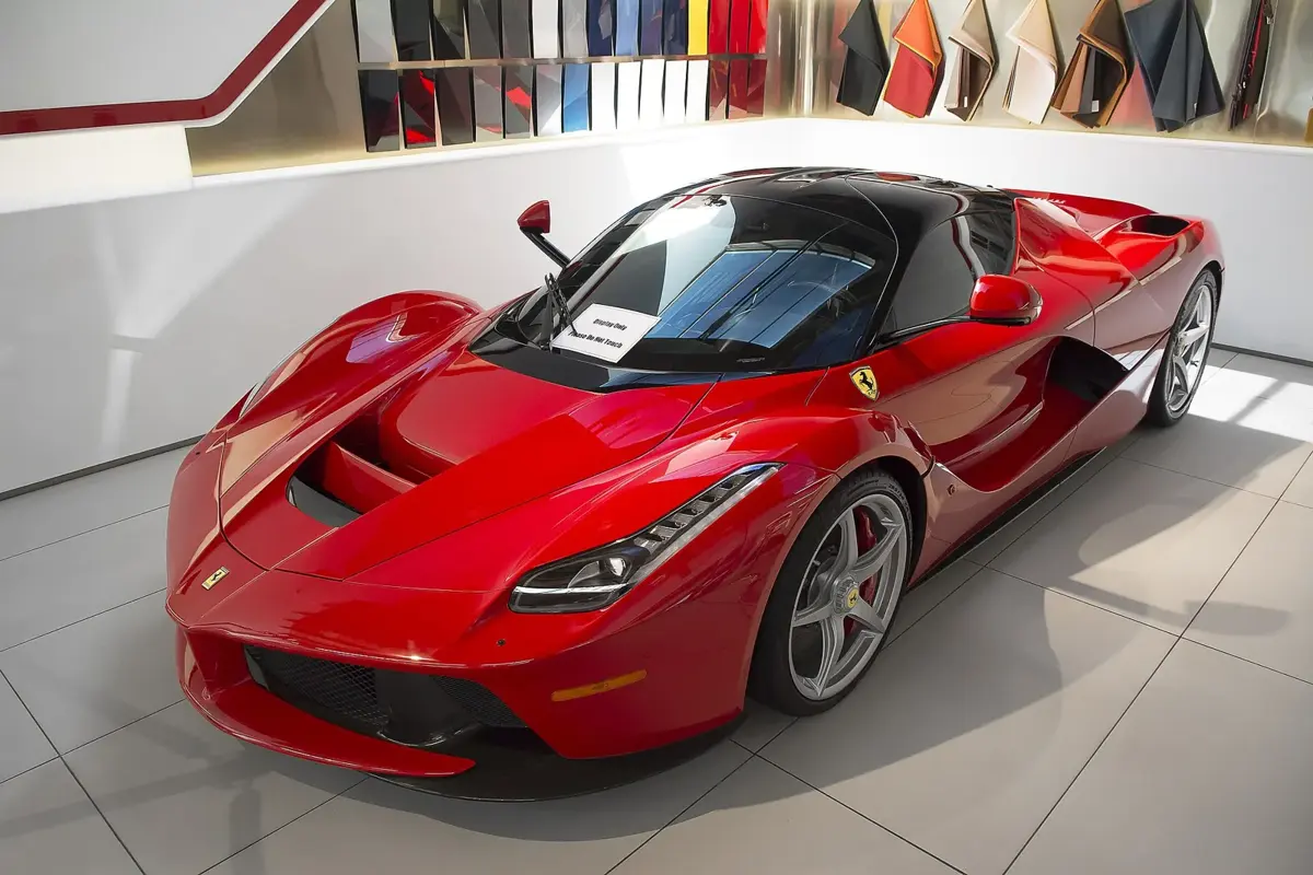 A Ferrari LaFerrari in Beverly Hills