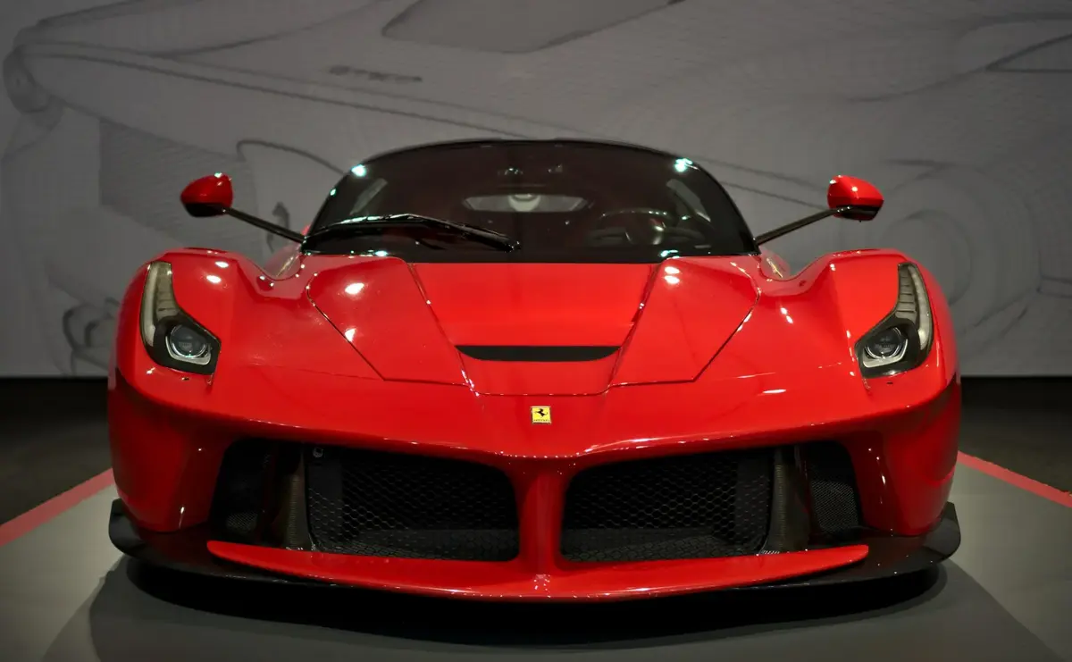 Front view of a Ferrari LaFerrari