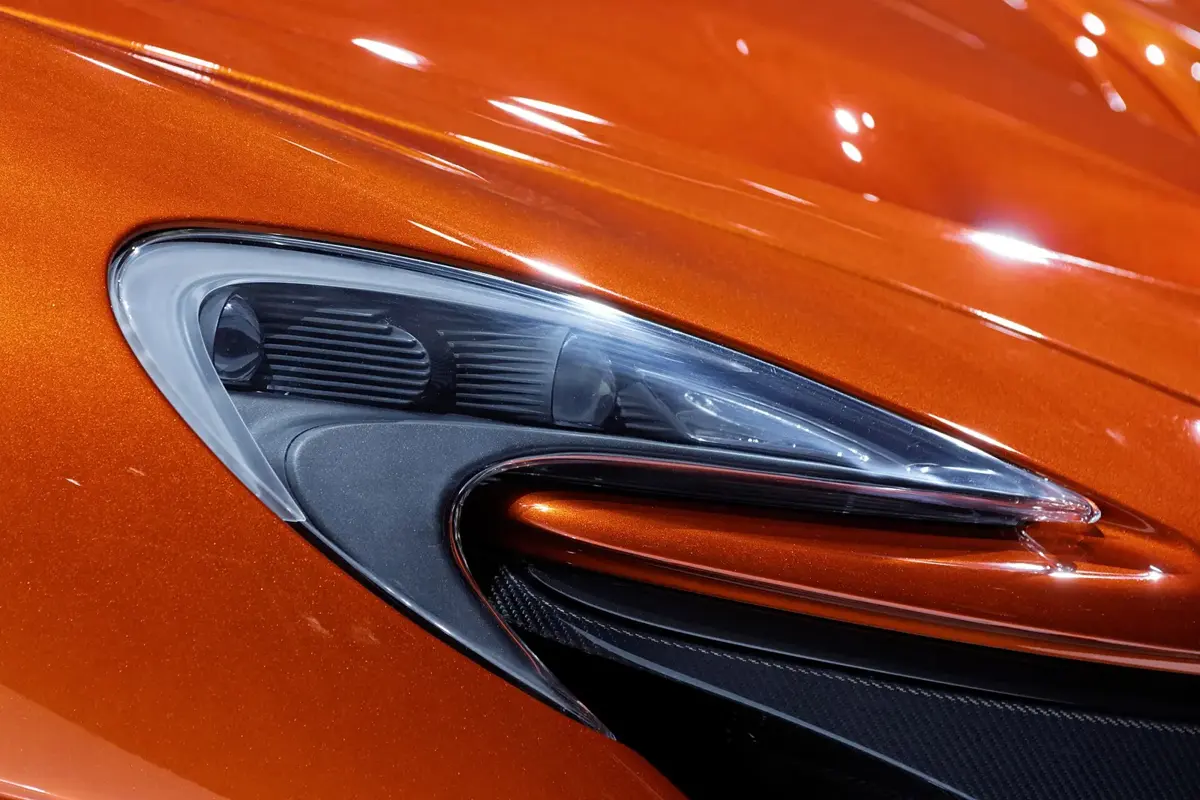 The McLaren P1 design concept at the 2012 Paris Motor Show